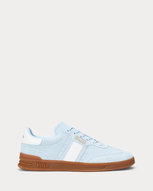 lauren ralph lauren Deportiva Heritage Aera de ante para mujer | Ralph Lauren® ES