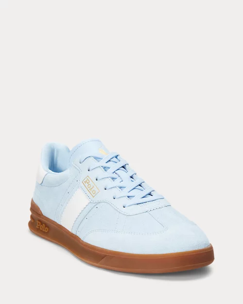 lauren ralph lauren Deportiva Heritage Aera de ante para mujer | Ralph Lauren® ES Descuento por venta flash