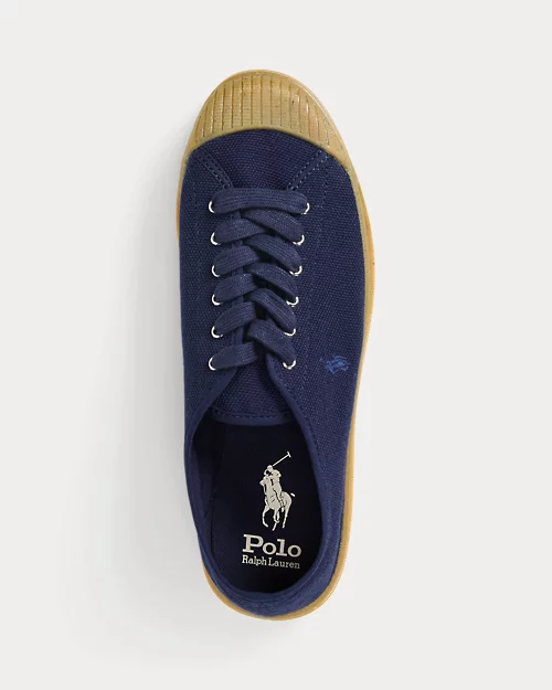 lauren ralph lauren Deportiva Essence 100 de loneta para mujer | Ralph Lauren® ES Grandes ahorros