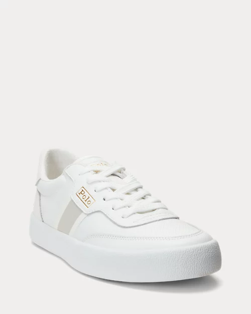 lauren ralph lauren Deportivas Court vulcanizadas con rayas para mujer | Ralph Lauren® ES Rebajas de fin de temporada