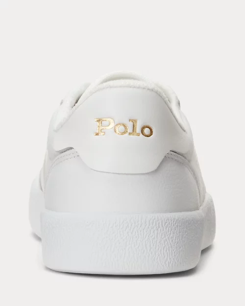 lauren ralph lauren Deportivas Court vulcanizadas con rayas para mujer | Ralph Lauren® ES Rebajas de fin de temporada