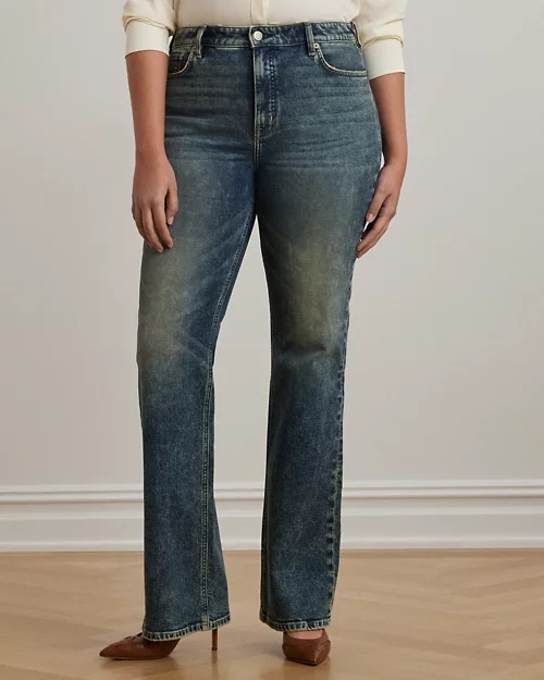 lauren ralph lauren Jeans bootcut de tiro alto para mujer | Ralph Lauren® ES Outlet online