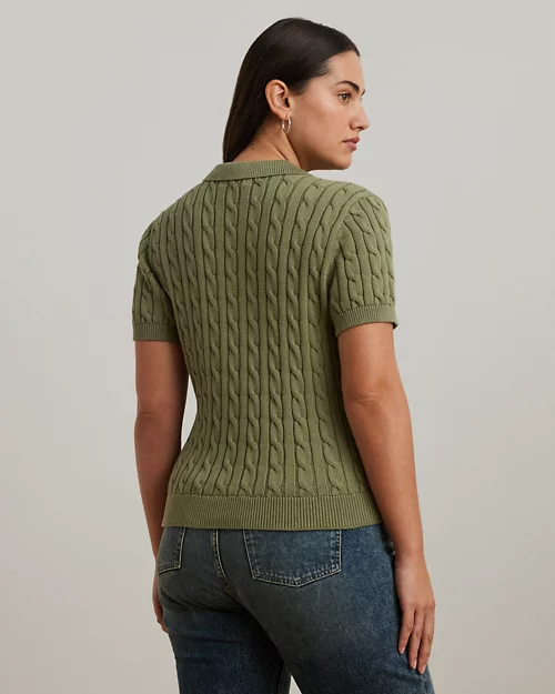 lauren ralph lauren Jersey tipo polo de algodón para mujer | Ralph Lauren® ES COMPRAR AHORA