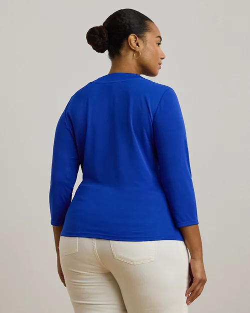 lauren ralph lauren Top de punto elástico para mujer | Ralph Lauren® ES Solo hoy