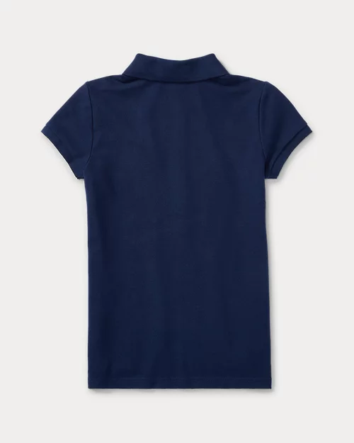 lauren ralph lauren Polo de piqué de algodón elástico para niña | Ralph Lauren® ES Grandes descuentos