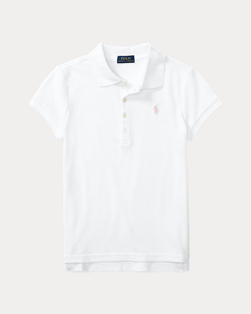 lauren ralph lauren Polo de piqué de algodón elástico para niña | Ralph Lauren® ES Tienda de fábrica