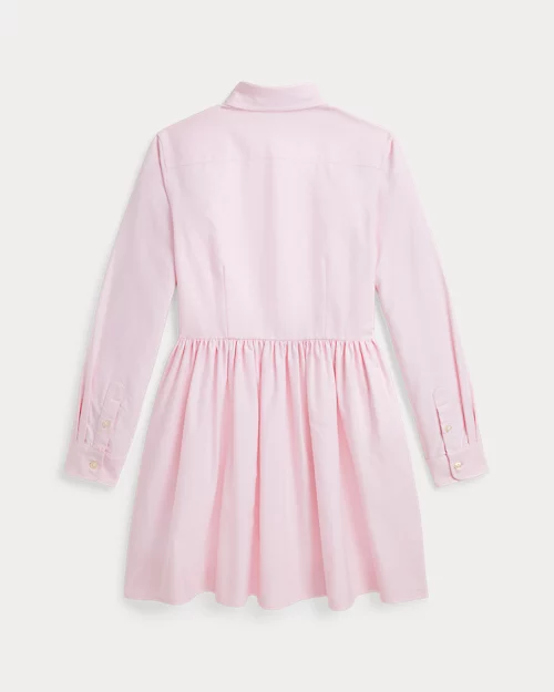 lauren ralph lauren Vestido camisero de oxford de algodón para niña | Ralph Lauren® ES Ahorra y exporta
