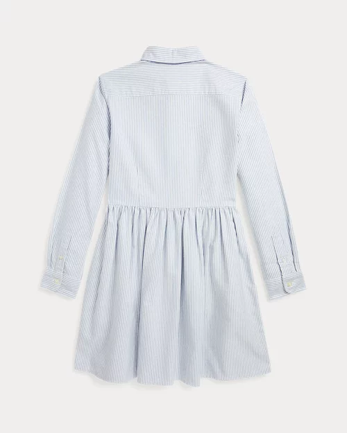 lauren ralph lauren Vestido camisero de algodón con rayas para niña | Ralph Lauren® ES Precios de Black Friday