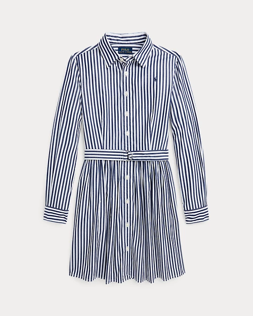 lauren ralph lauren Vestido camisero de popelina de algodón para niña | Ralph Lauren® ES