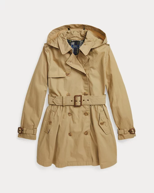 lauren ralph lauren Gabardina con capucha para niña | Ralph Lauren® ES Libre de impuestos
