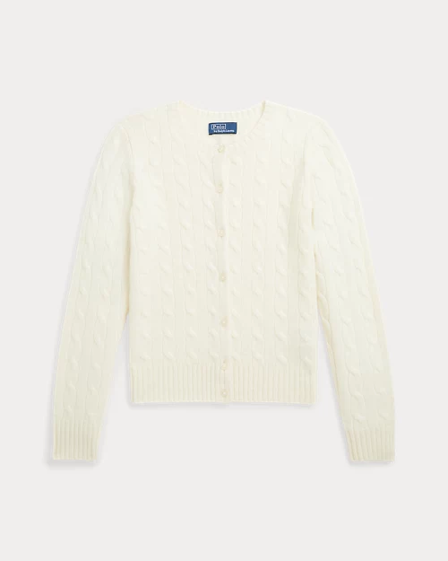 lauren ralph lauren Cárdigan de cachemira en punto de ochos para niña | Ralph Lauren® ES Oferta exclusiva
