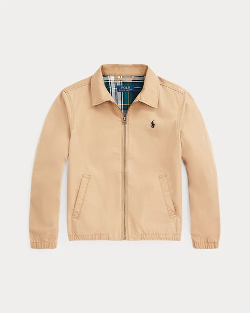lauren ralph lauren Chaqueta Bayport de popelina de algodón para niño | Ralph Lauren® ES Rebajas de fábrica