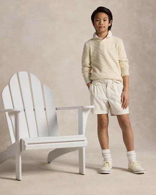 lauren ralph lauren Jersey de cachemira en punto de ochos para niño | Ralph Lauren® ES Los más vendidos