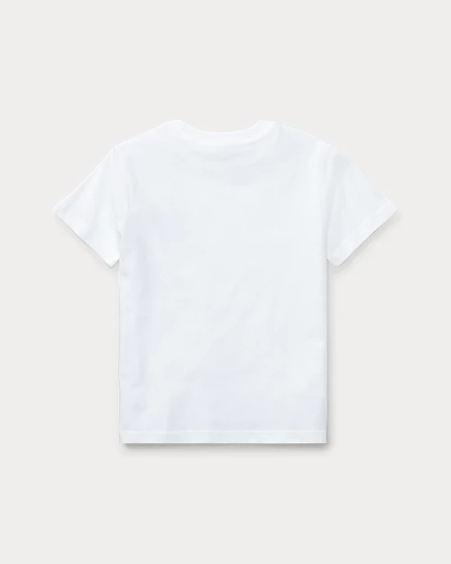 lauren ralph lauren Camiseta de algodón con cuello redondo para niño | Ralph Lauren® ES Descuento