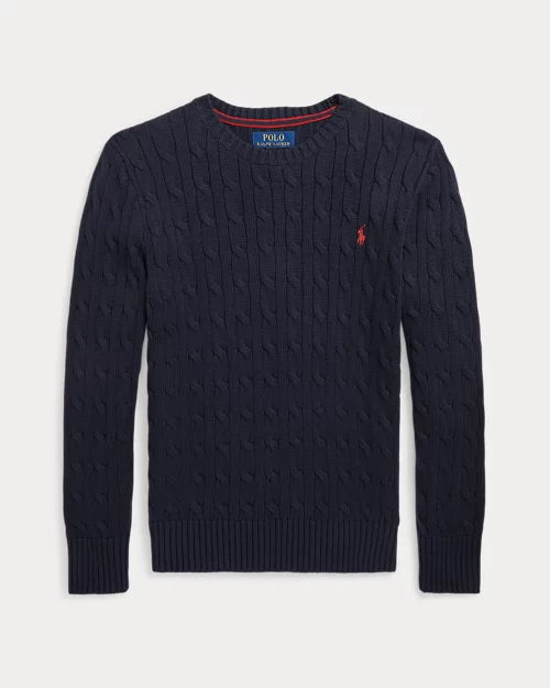 lauren ralph lauren Jersey de algodón en punto de ochos para niño | Ralph Lauren® ES Tienda