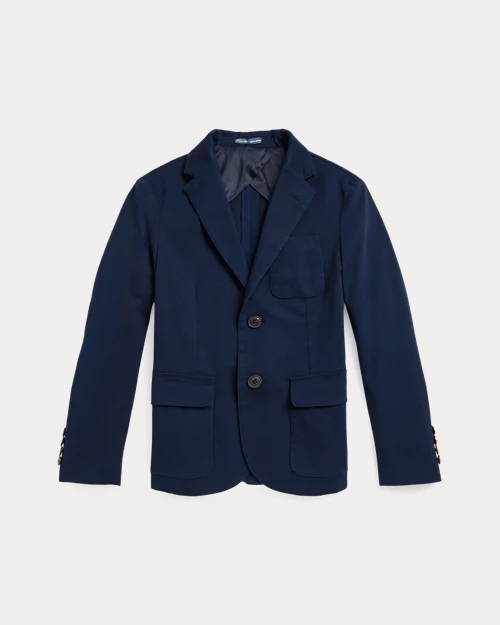 lauren ralph lauren Chaqueta de traje de chino elástica para niño | Ralph Lauren® ES Últimos 2 días