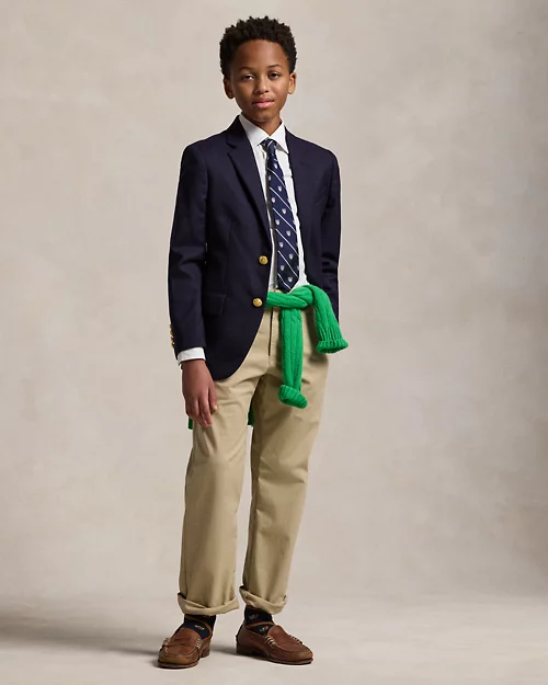 lauren ralph lauren Camisa de vestir de paño de algodón para niño | Ralph Lauren® ES Último día