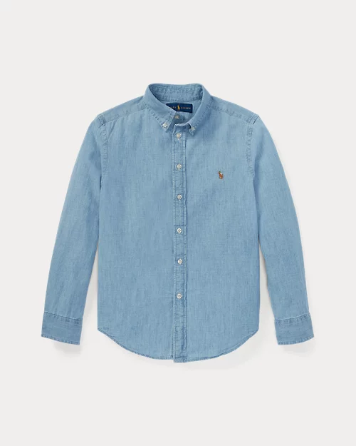 lauren ralph lauren Camisa de cambray de algodón para Children | Ralph Lauren® ES Promoción trimestral