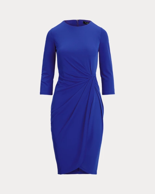 lauren ralph lauren Vestido anudado de punto elástico para mujer | Ralph Lauren® ES Libre de impuestos