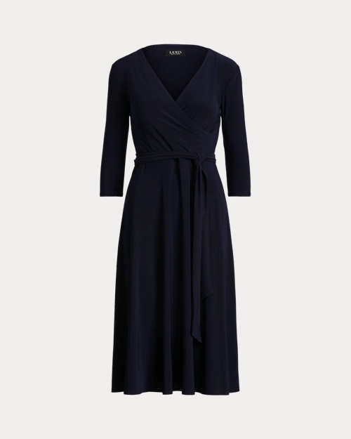 lauren ralph lauren Vestido cruzado de punto jersey para mujer | Ralph Lauren® ES Oferta exclusiva