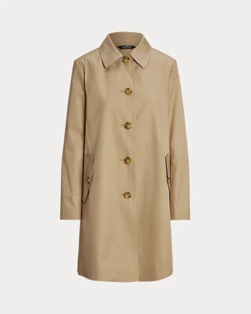 lauren ralph lauren Abrigo escocés de mezcla de algodón para mujer | Ralph Lauren® ES Ofertas especiales