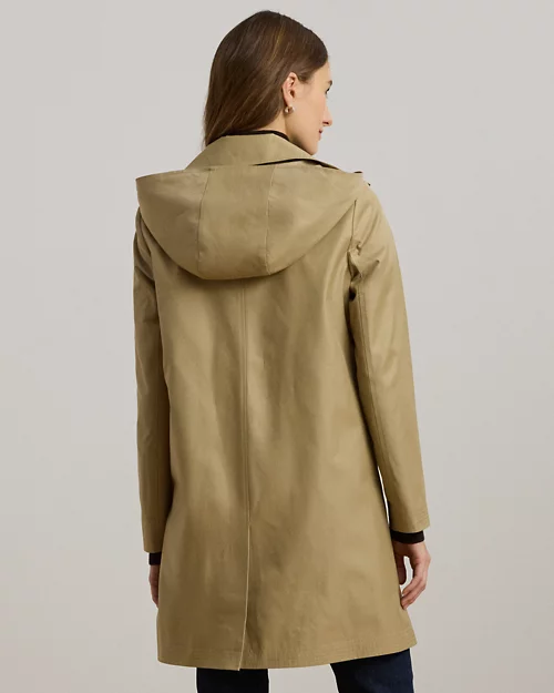 lauren ralph lauren Abrigo escocés de mezcla de algodón para mujer | Ralph Lauren® ES Ofertas especiales