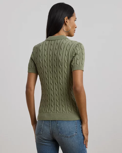 lauren ralph lauren Jersey tipo polo de algodón para mujer | Ralph Lauren® ES Precio ultrabajo
