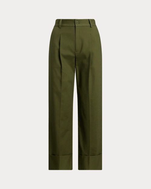 lauren ralph lauren Pantalón tobillero de algodón elástico para mujer | Ralph Lauren® ES Ofertas