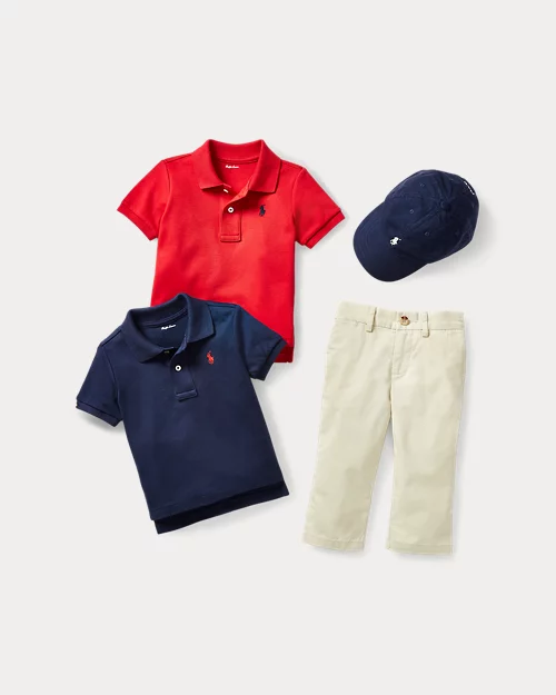 lauren ralph lauren Polo de algodón suave para bebé niño | Ralph Lauren® ES Tienda