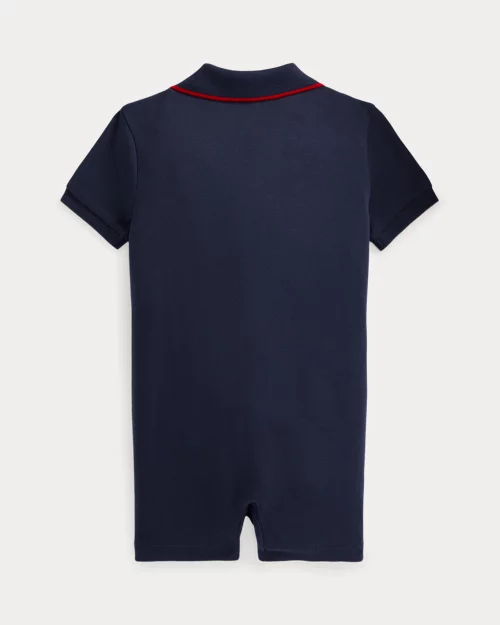 lauren ralph lauren Pelele corto tipo polo de algodón suave para bebé niño | Ralph Lauren® ES COMPRAR AHORA