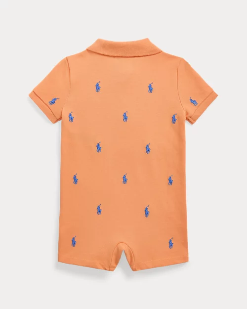 lauren ralph lauren Pelele corto de piqué con caballo Polo para bebé niño | Ralph Lauren® ES Solo hoy