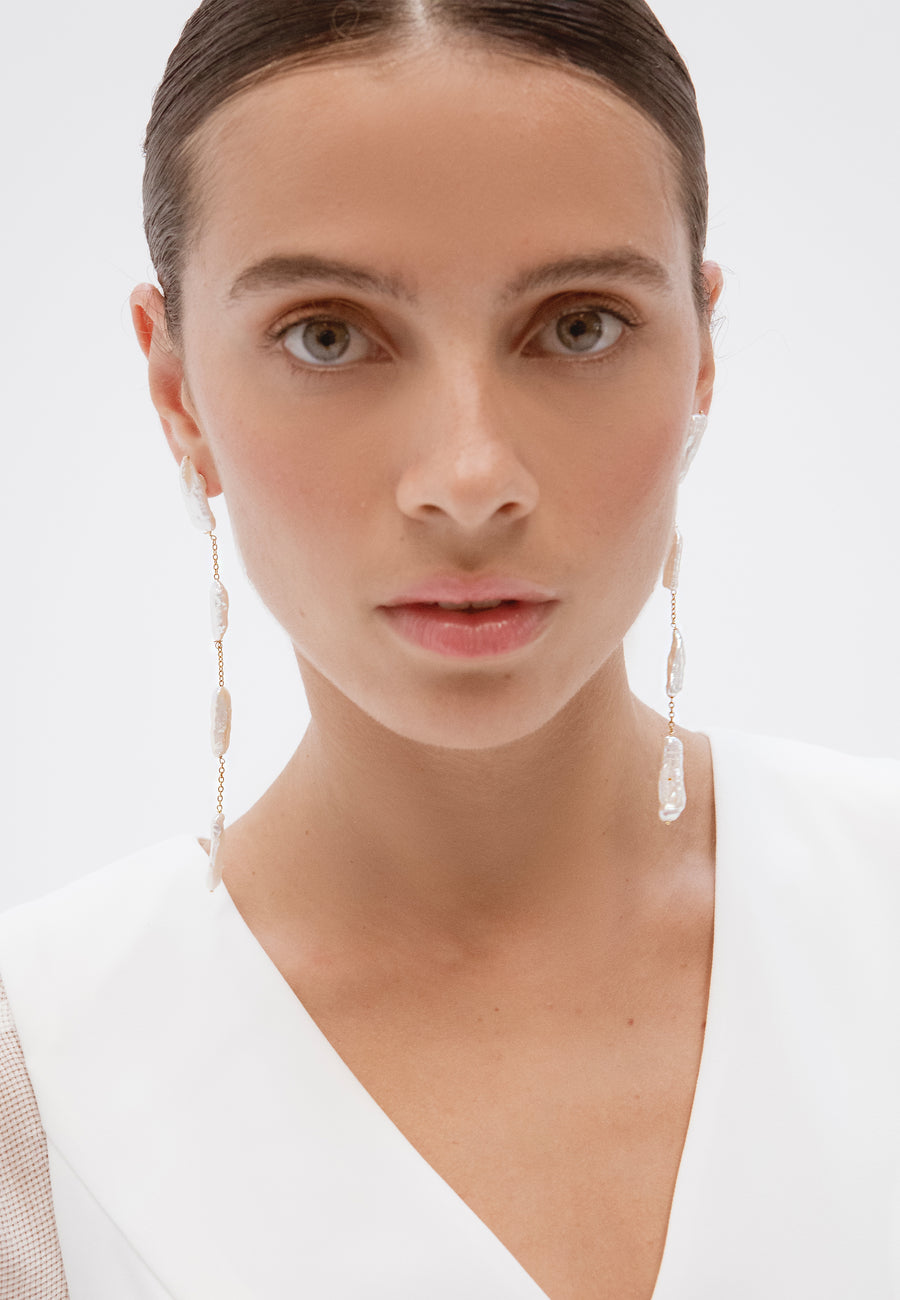 lavani Pendientes Iris Perlas Keshi Rebajas top