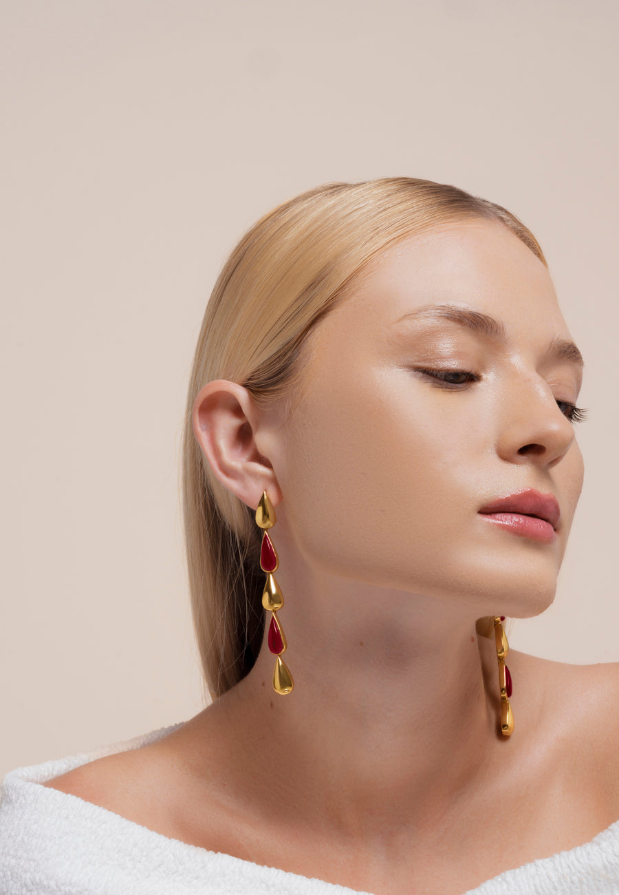 lavani Pendientes Balance Granate Oferta especial de fábrica