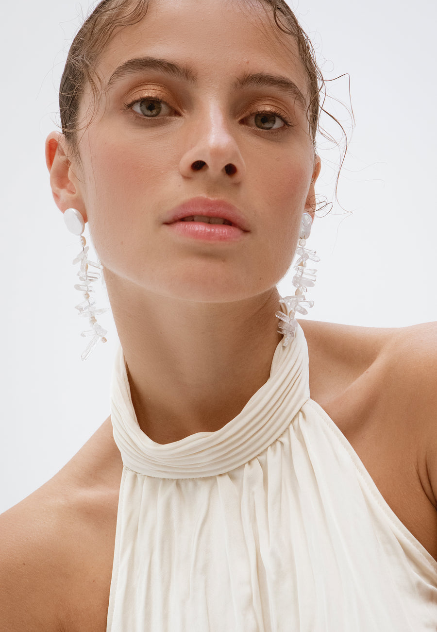 lavani Pendientes Calista Cristal Grandes descuentos