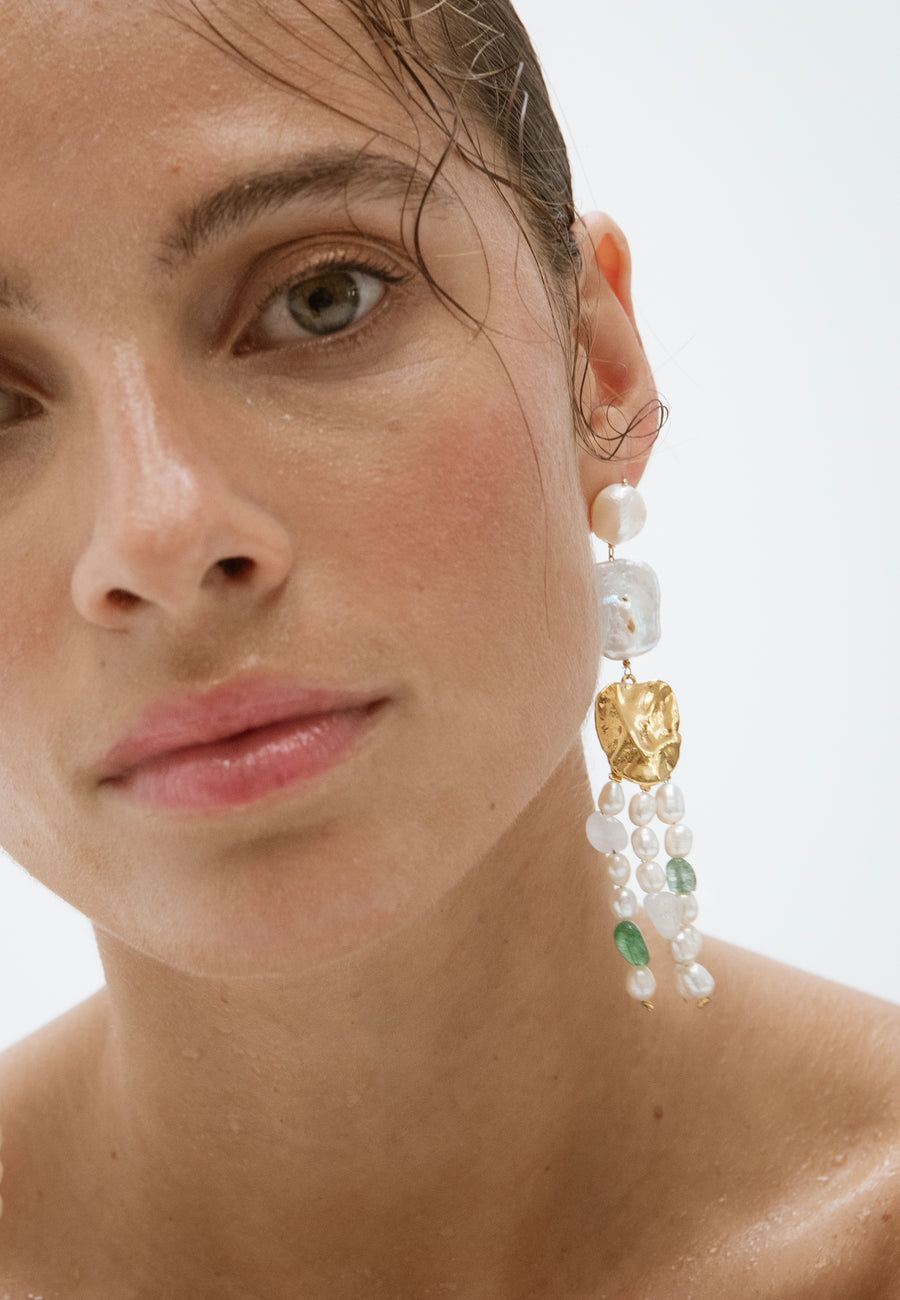 lavani Pendientes Juno Perlas Precios de Black Friday