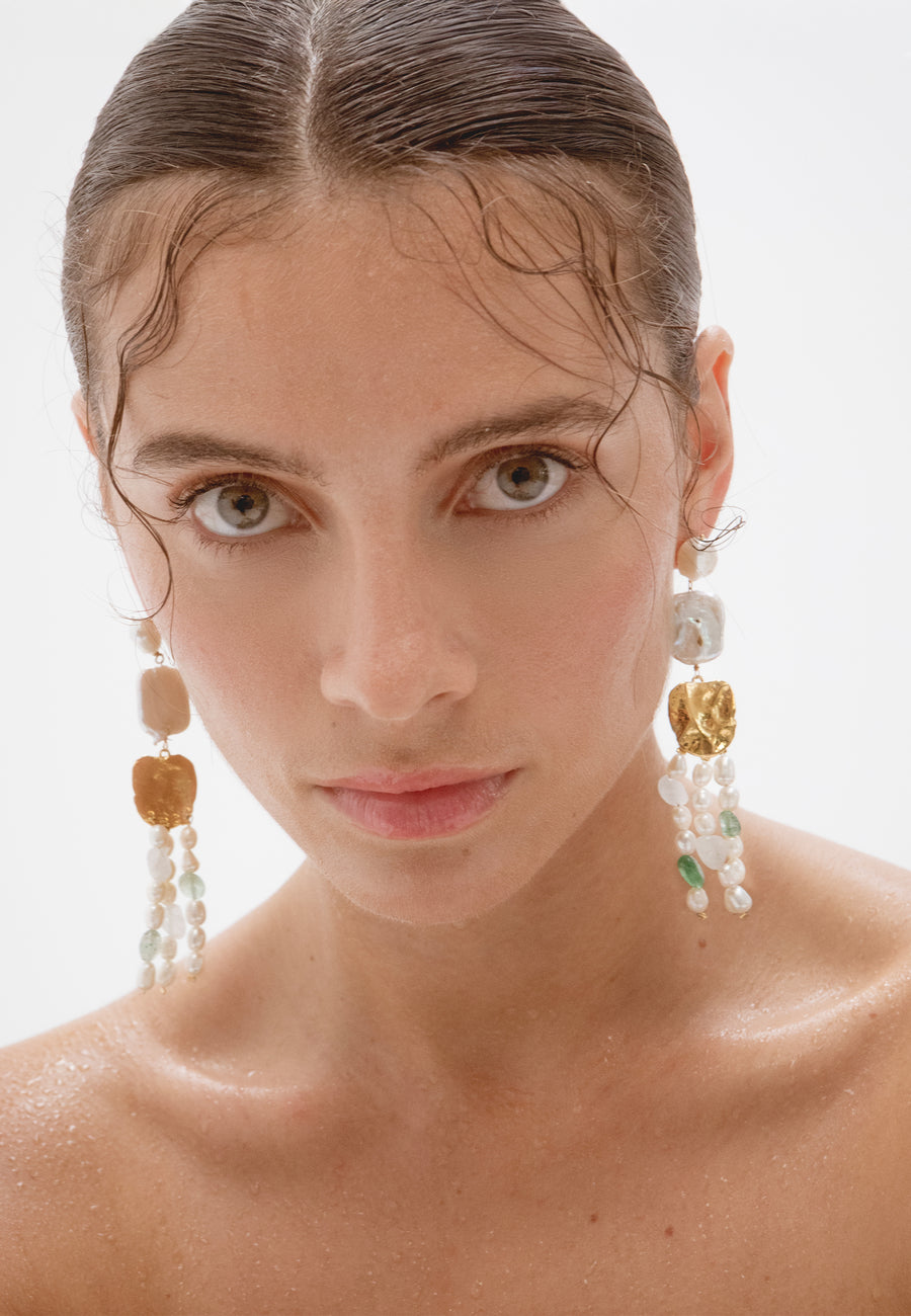 lavani Pendientes Juno Perlas Precios de Black Friday