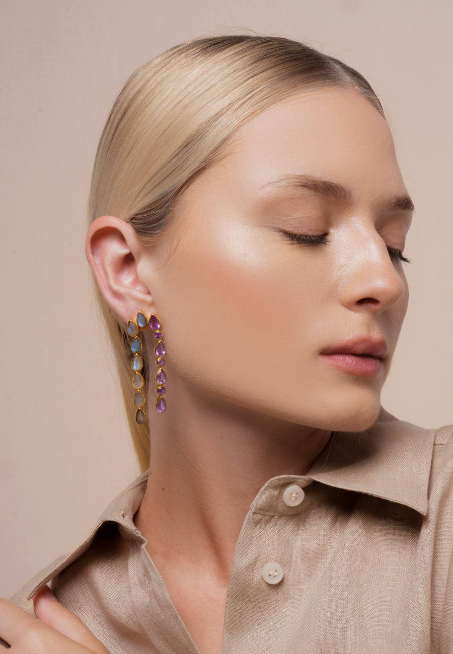 lavani Pendientes Samsara Morado En oferta