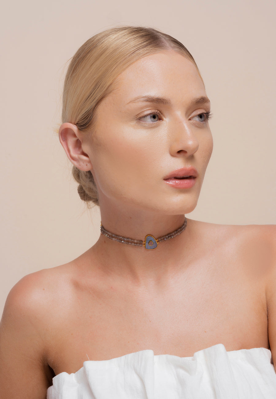 lavani Choker Zenith Labradorita Grandes ahorros