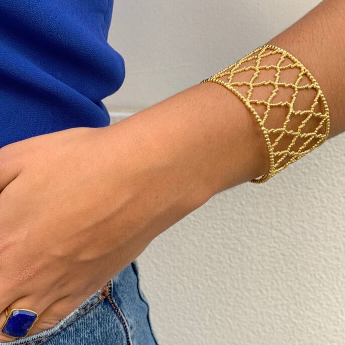 lavani Brazalete Dorado Alhambra Rebajas de fábrica