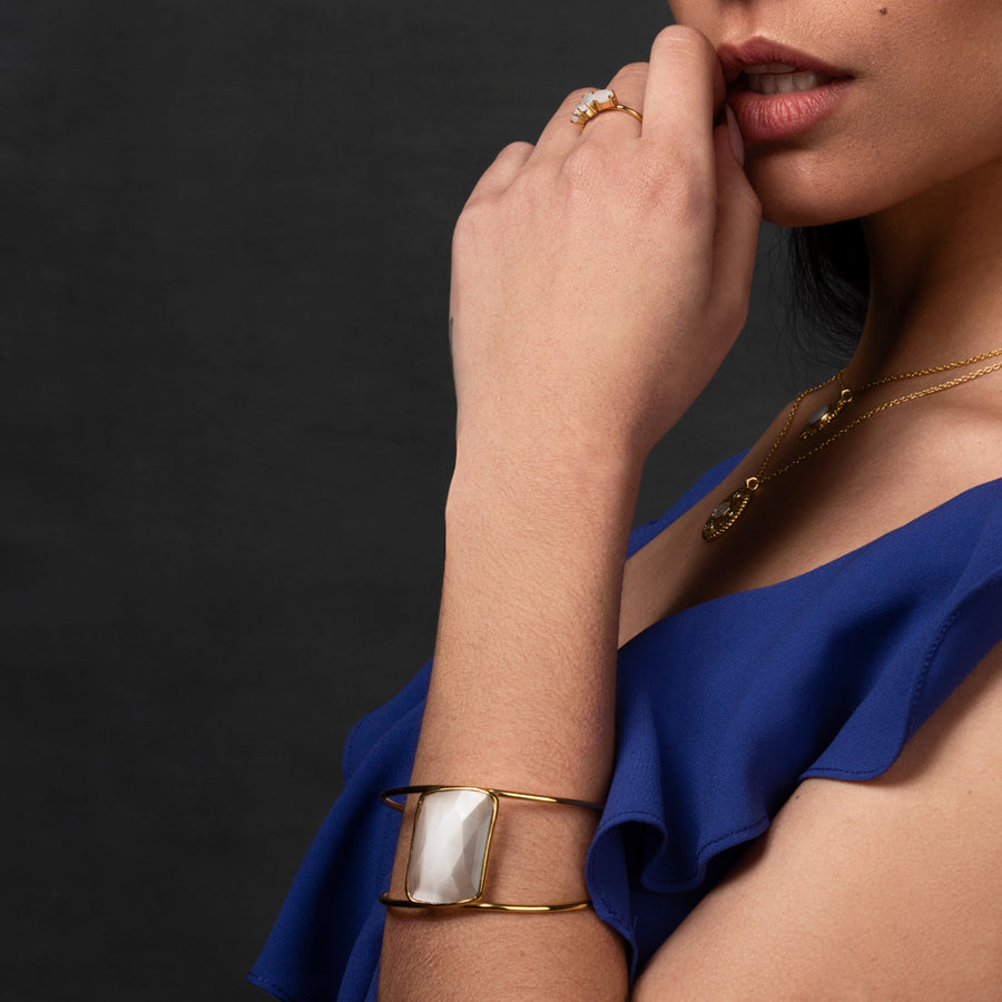 lavani Brazalete Stardust Blanco Liquidación