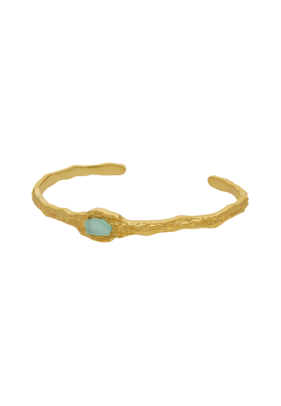 lavani Brazalete Namasté Aguamarina
