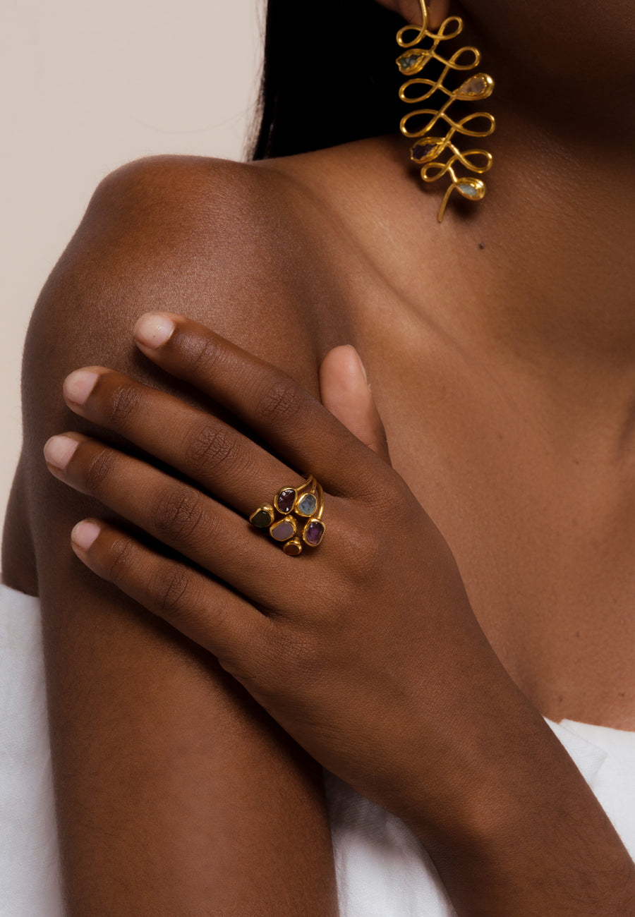 lavani Anillo Unalome Multicolor 2025