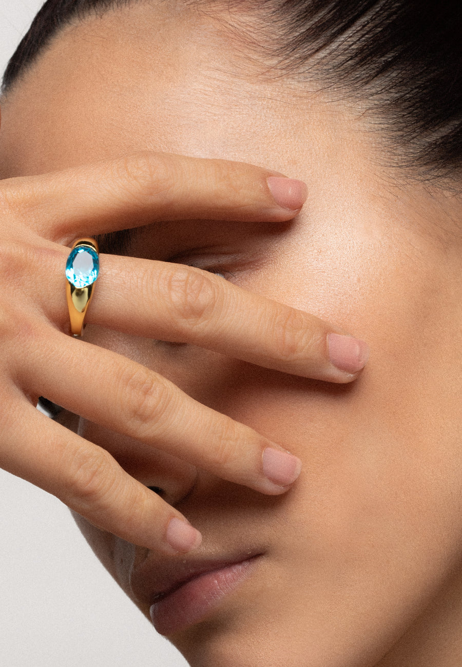 lavani Anillo The Empress Aguamarina Outlet