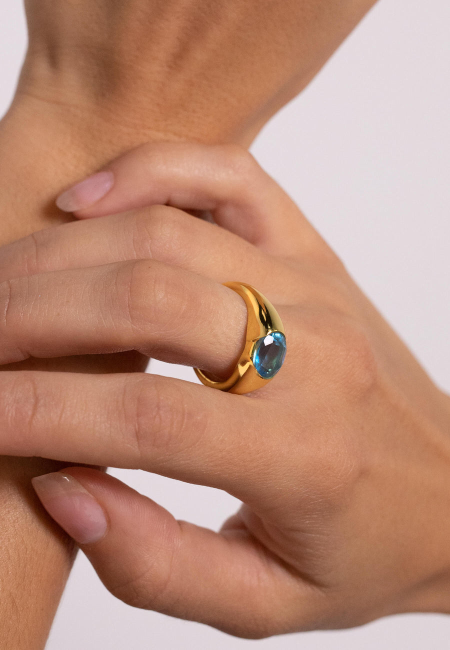 lavani Anillo The Empress Aguamarina Outlet
