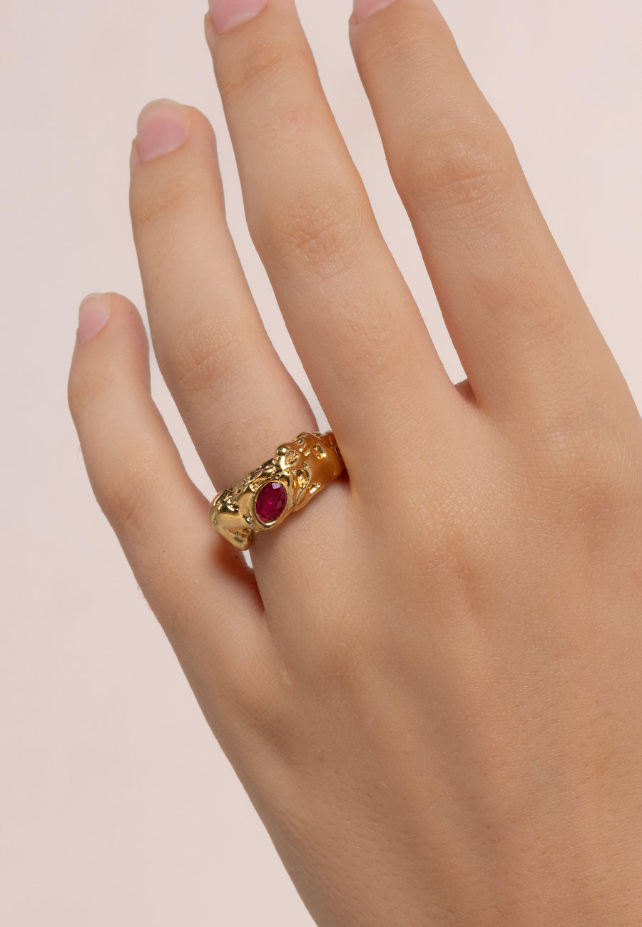 lavani Anillo Judy Fucsia Ofertas