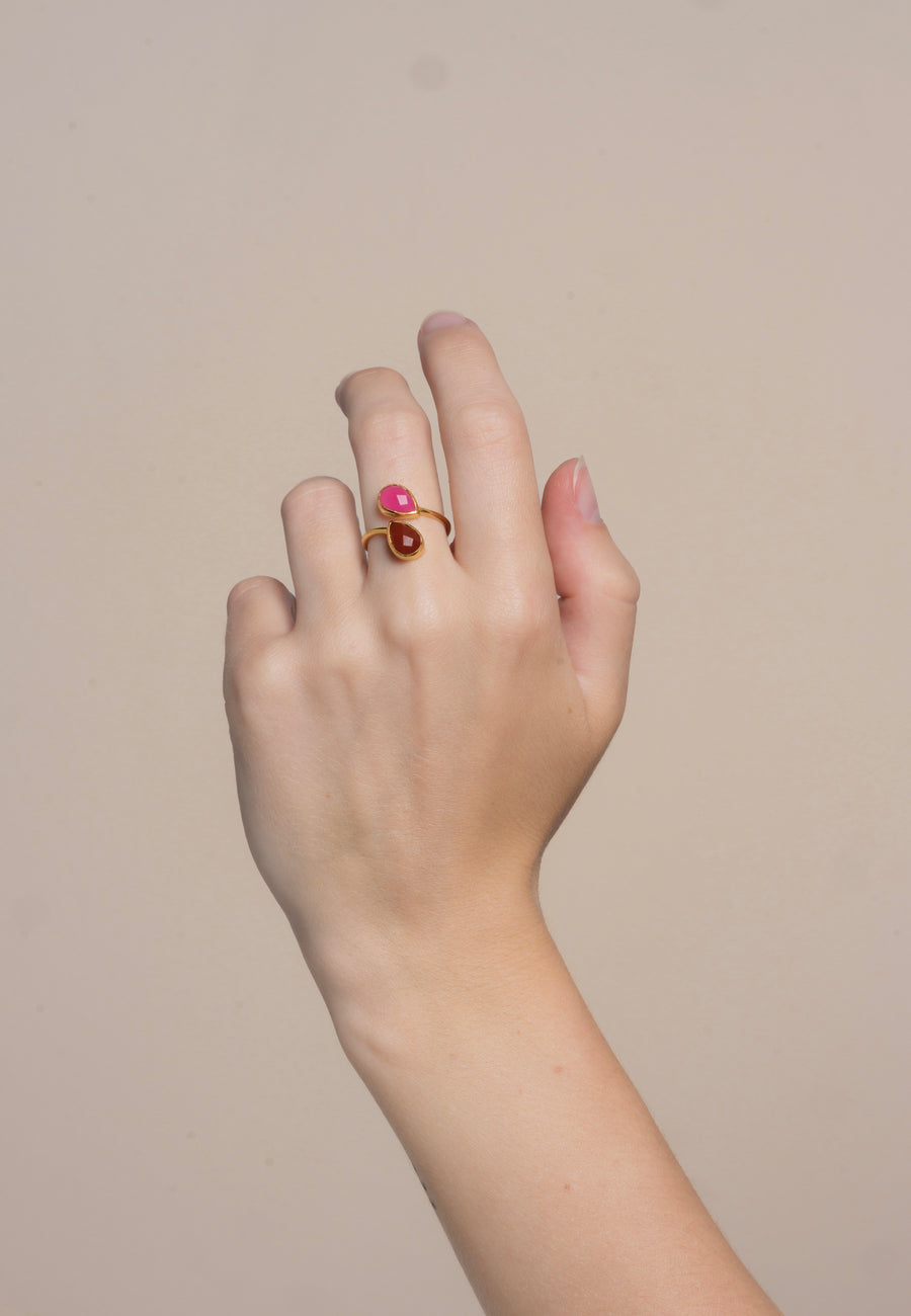 lavani Anillo Aura Rosa Naranja Venta caliente