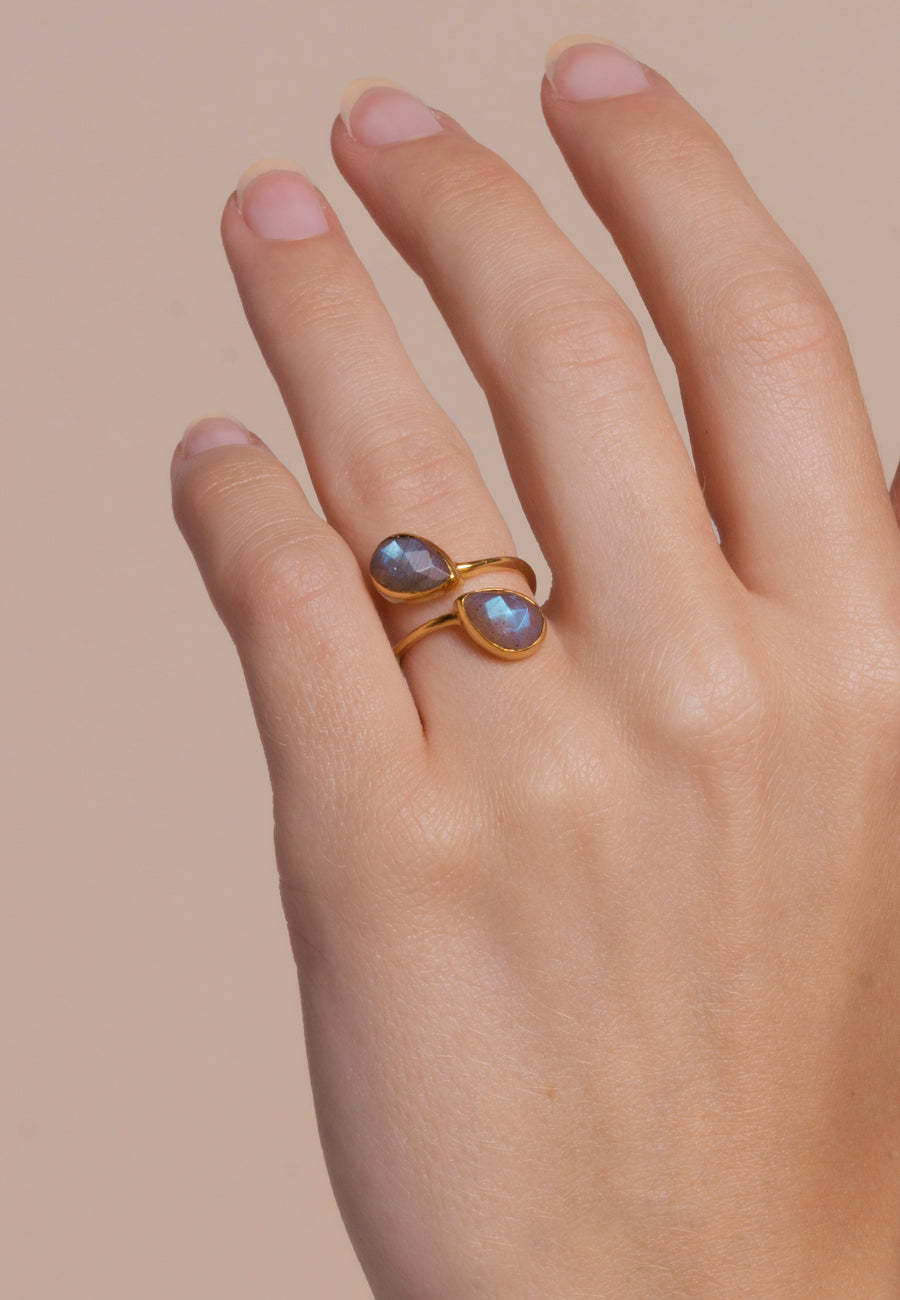 lavani Anillo Aura Gris Ventas relámpago