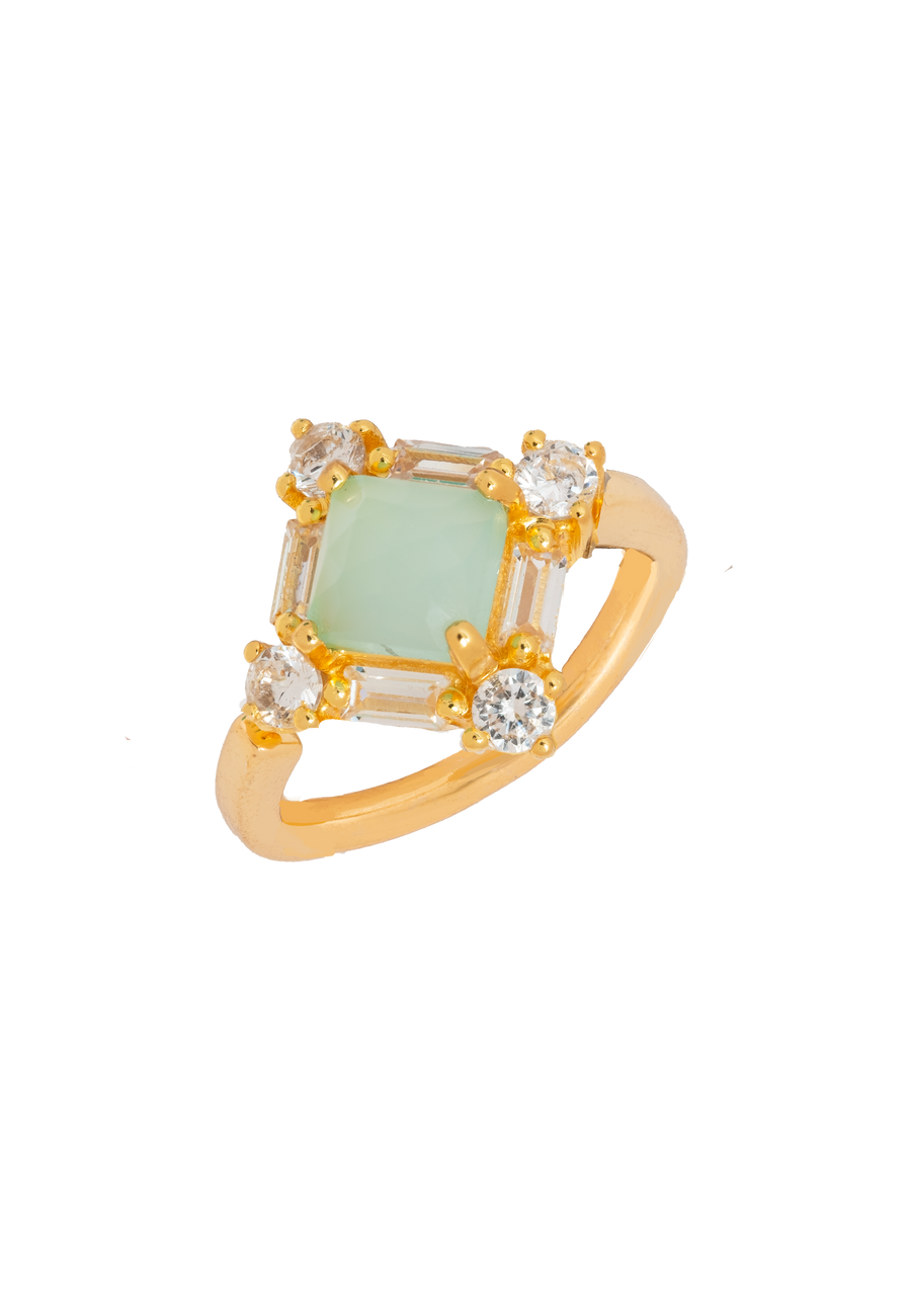 lavani Anillo Polaris Aguamarina