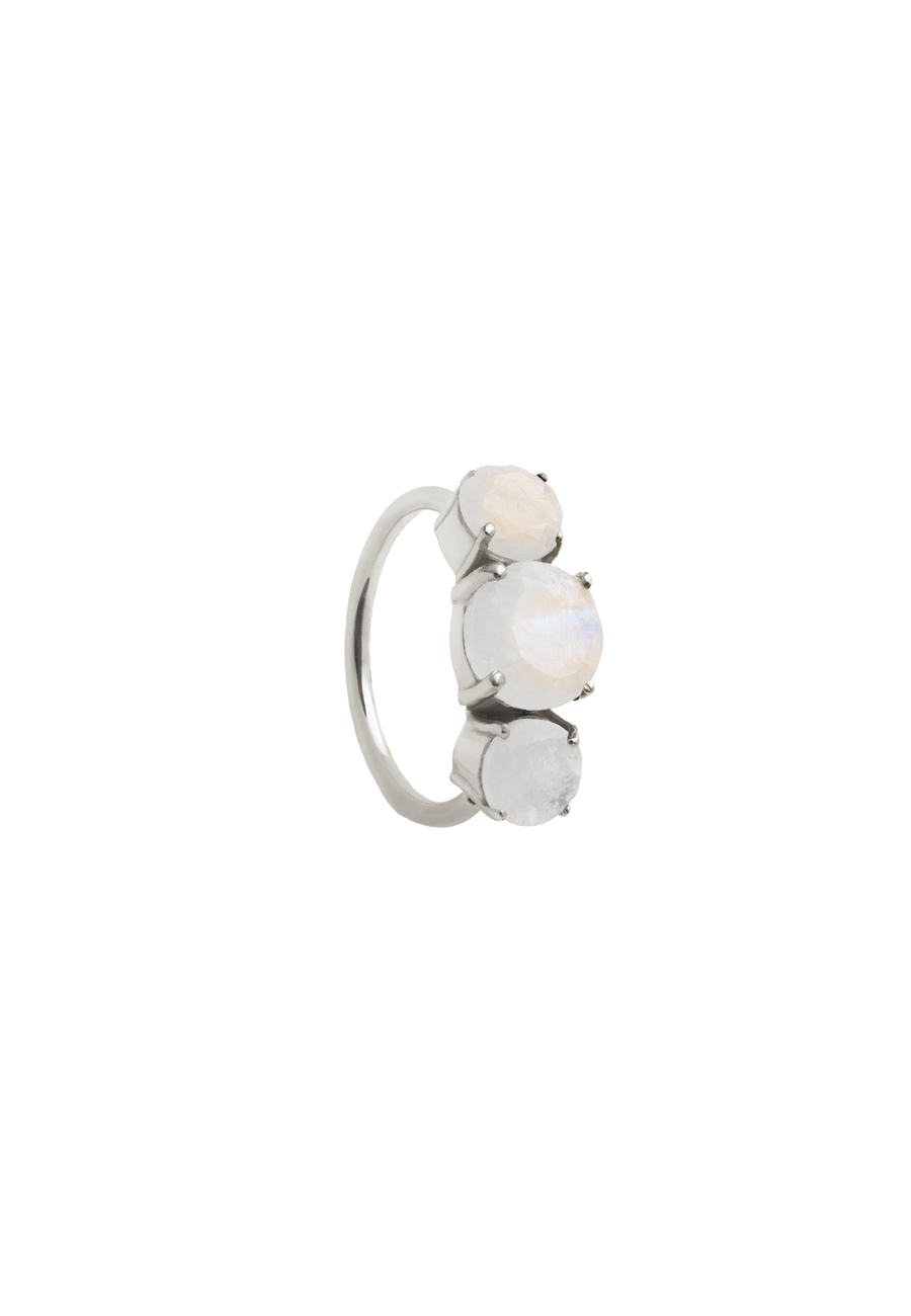 lavani Anillo Plata Moonlight Blanco