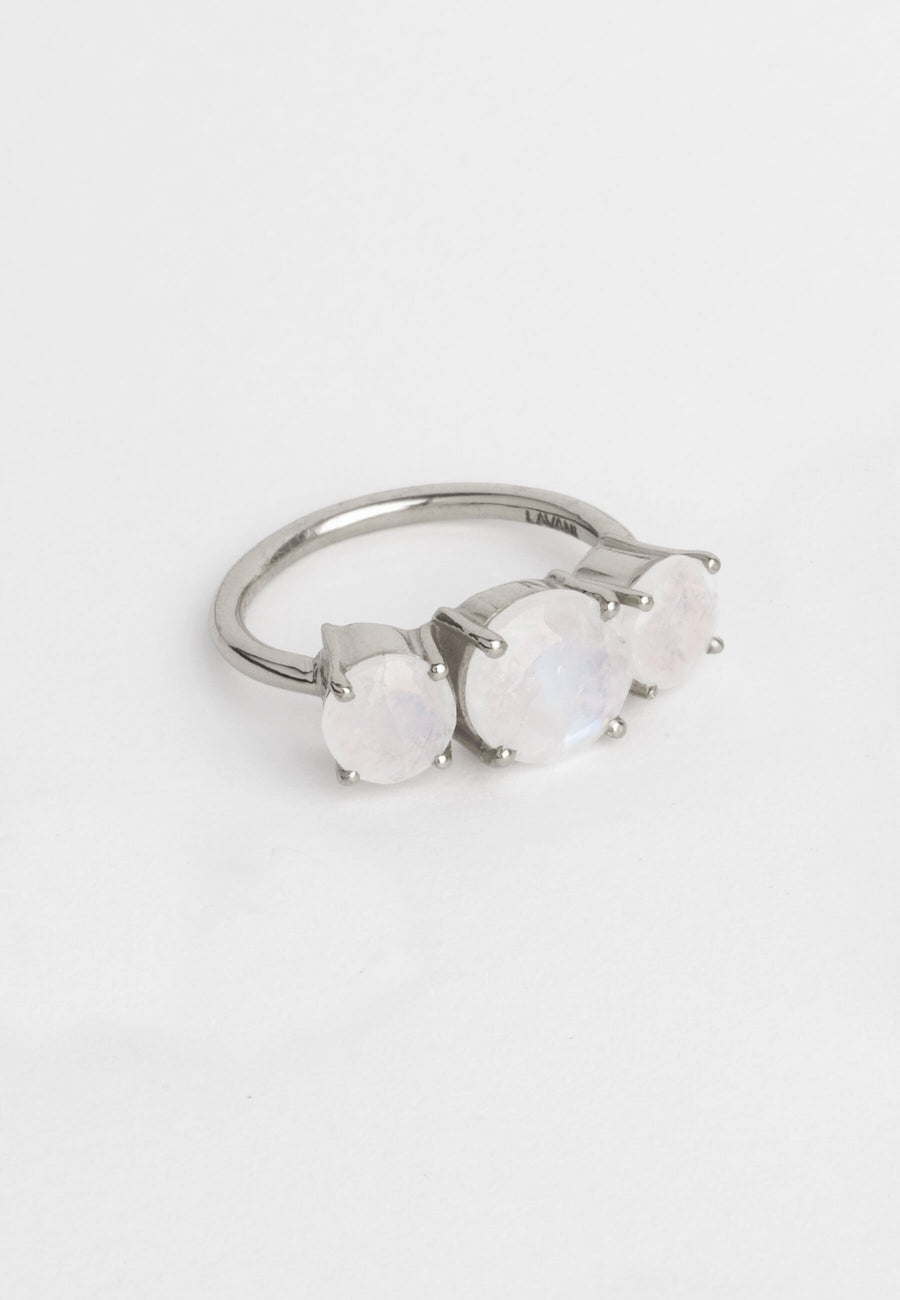 lavani Anillo Plata Moonlight Blanco Grandes descuentos
